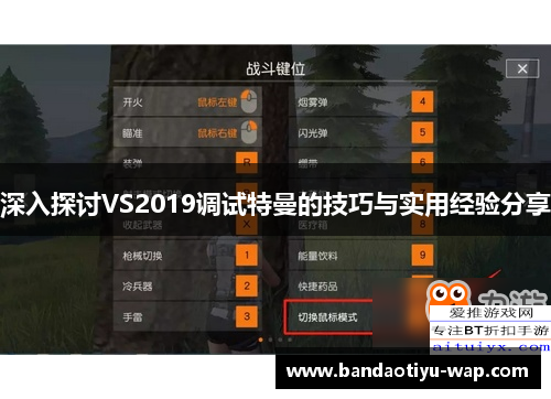 深入探讨VS2019调试特曼的技巧与实用经验分享